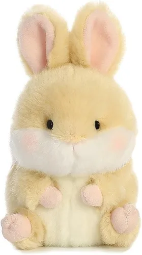 Vista 4 de Aurora Paquete 2 Beanbag de peluche de 5 pulgadas: Conejito animado Bunbun Bunny
