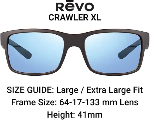 Vista 2 de Revo Gafas de sol Crawler XL marco deportivo rectangular de rendimiento polarizado