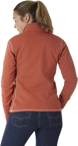 Vista 2 de Wrangler Womens Flame Resistant 14 Zip Pullover