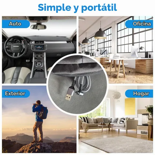 Vista 2 de Garmin - Cable cargador para reloj en ángulo recto, carga rápida, trenzado Gris