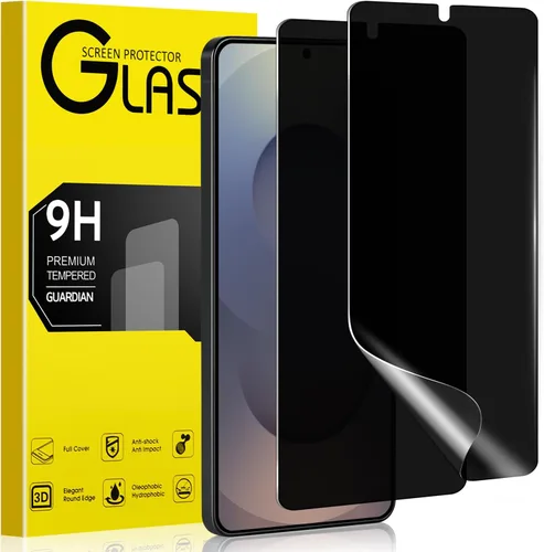 Vista 9 de Paquete de 2 protectores de pantalla de privacidad para OnePlus 15 [como el desbloqueo original de huellas dactilares], película de TPU privada