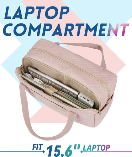 Vista 8 de BAGSMART bolsa de aseo con bolsa de lona, Bagsmart Neceser con bolsa de lona