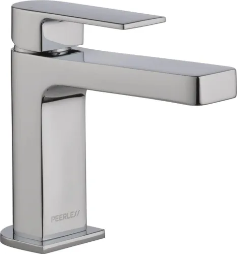 Vista 2 de Peerless Xander - Llave cromada de lavabo de un solo orificio para baño, con una sola manija, montaje de drenaje