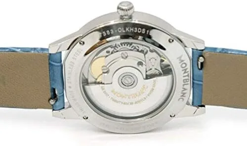 Vista 2 de Montblanc Boheme Reloj automático con esfera de nácar blanco con diamantes 118651