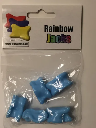 Vista 2 de Gogo Jacks, Rainbow Jacks, Osselets - Juego completo de 5 juegos vintage de gatos con instrucciones (idioma español no garantizado).