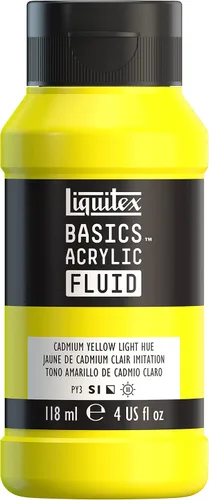 Vista 28 de Liquitex BASICS - Pintura acrílica fluida, botella de 4 onzas, tono permanente carmesí lizarina Super Versatile, Fine Art Pigments; Fluid