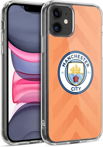Vista 108 de Head Case Designs Funda de gel con licencia oficial del Manchester City Man City FC Away 2022/23 [protección de grado militar] compatible con Apple