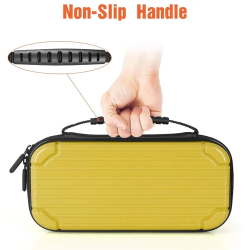 Vista 13 de CALLCASE Carrying Case for Switch Lite with Glass Screen Protector, Portable Hard Shell Travel Case Storage Bag for Switch Lite Console and