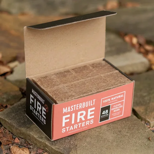 Vista 4 de Masterbuilt® Pure-Parrafin - Arrancadores de fuego de cera sin olor totalmente natural para parrilla de carbón, hechos para la serie Gravity pero