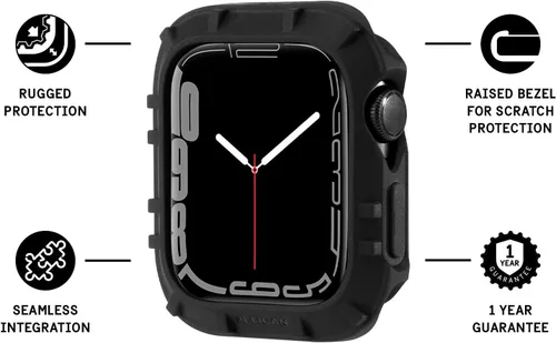 Vista 2 de Pelican Protector Series - Funda protectora para iWatch, compatible con iWatch Series 7 de 1.614 in, color negro