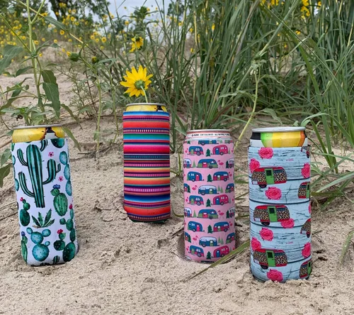 Vista 6 de Slim - Enfriadores de latas – Enfriador de latas delgado con aislamiento de neopreno para latas altas y delgadas de 12 onzas como seltzers