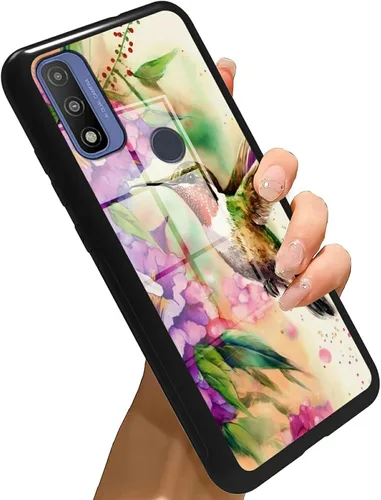 Vista 326 de Funda para Motorola Moto G Stylus 5G 2021 de vidrio templado, funda negra con diseño de mujer negra africana para mujeres y hombres, antiarañazos, a