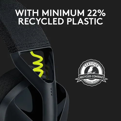 Vista 7 de Logitech G 435 Lightspeed & Bluetooth - Auriculares inalámbricos para juegos, ligeros sobre la oreja, micrófonos integrados, batería de 18 horas