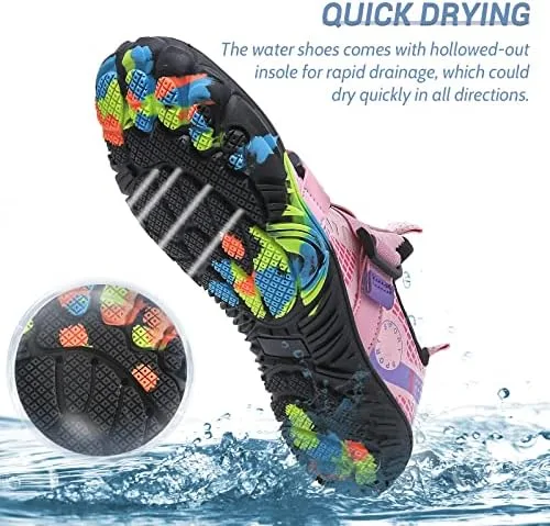 Vista 3 de Zapatos de agua para hombre zapatos de natación de secado rápido para hombres y mujeres, zapatos antideslizantes para playa, senderismo, buceo