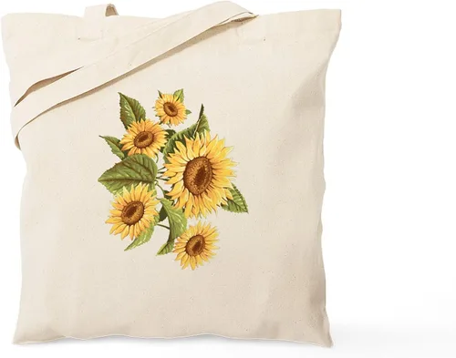 Vista 12 de CafePress COPD Hope - Bolsa de mano de girasol de lona natural, bolsa de compras reutilizable