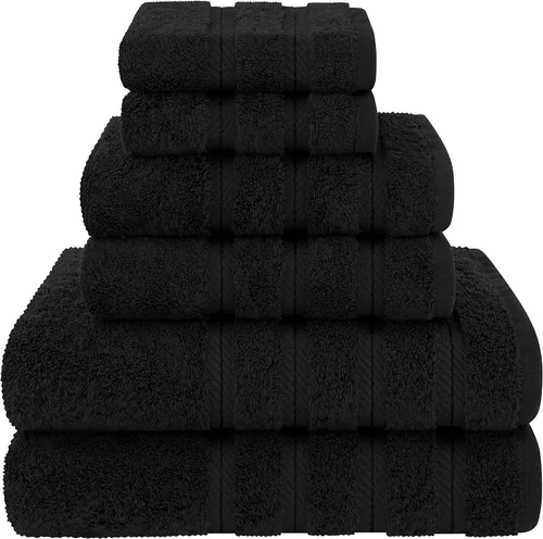 Vista 33 de American Soft Linen - Juego de toallas de 3 piezas, 1 toalla de baño, 1 toalla de mano y 1 toalla pequeña, 100% algodón turco para baño, juego