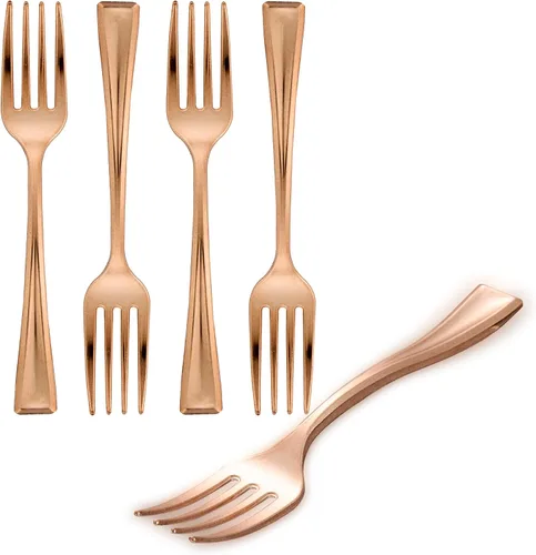 Vista 18 de Restaurantware - Mini tenedor de 4 pulgadas, 100 tenedores pequeños desechables – resistente, par con hormigueros, postres o muestras, tenedores