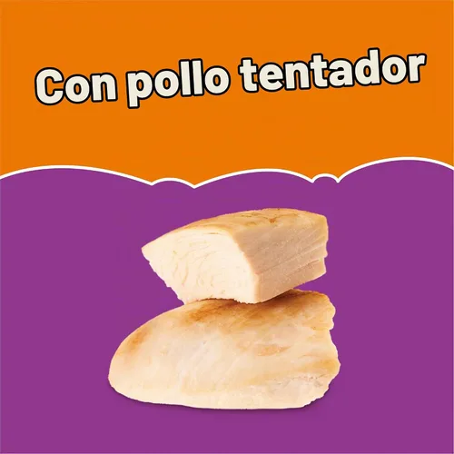 Vista 5 de Friskies Purina Lil' Shakes Topper, pollo atractivo, (16) bolsas de 1.55 onzas