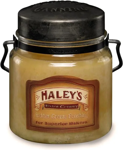 Vista 16 de McCall’s Candles Cocina de la Abuela Vela perfumada de 16 oz Hecha en EE. UU. Frasco rústico vintage con asa de transporte Fragancia