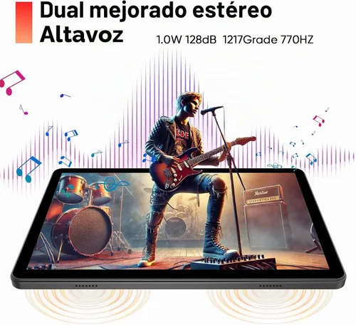 Vista 7 de Raemond Tablet Android 15 de 10 pulgadas con teclado y mouse, CPU octa-core, RAM 18 GB, ROM 128 GB (hasta 1 TB), 800 x 1280 Widevine L1, WiFi 6