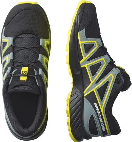 Vista 6 de Zapatillas de running Salomon Speedcross J Trail Ciruela CaspiaAzul de Noche