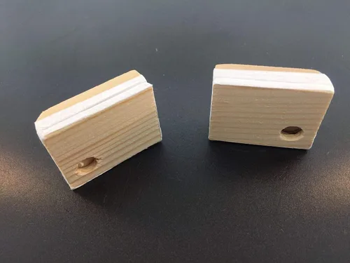 Vista 2 de Fuelle de reloj de cuco, un par de 1 1/4 x 1 3/4 pulgadas, fabricado en Alemania, EE. UU