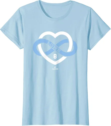 Vista 3 de Camiseta Infinite Love Brandon Lowe Tampa Bay MLBPA, Negro