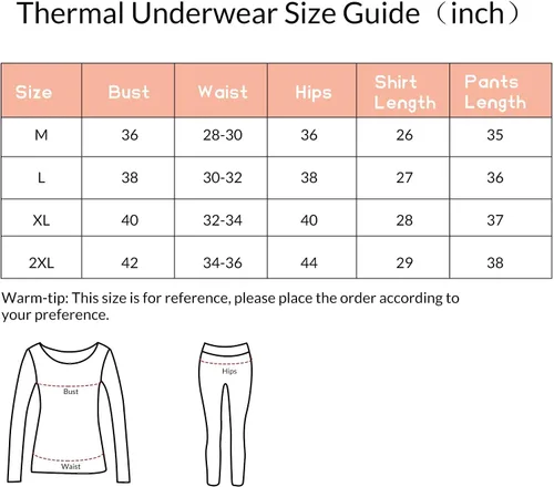Vista 7 de American Trends Conjunto de ropa interior térmica para mujer, ropa interior larga con forro polar, parte superior e inferior, conjuntos térmicos