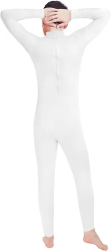 Vista 5 de Zentai Unitard - Body de manga larga con cuello alto y elastano para hombre