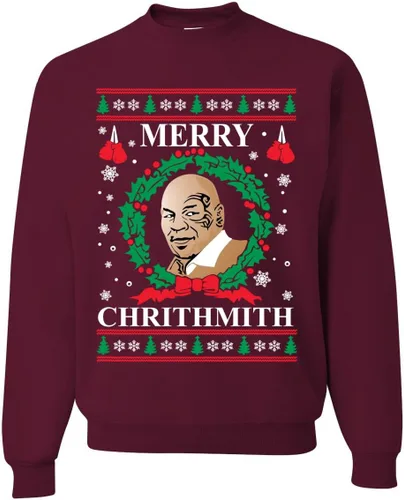Vista 38 de Merry Chrithmith Ugly Christmas Sweater Unisex Crewneck Graphic Sweatshirt Negro Bitcheth