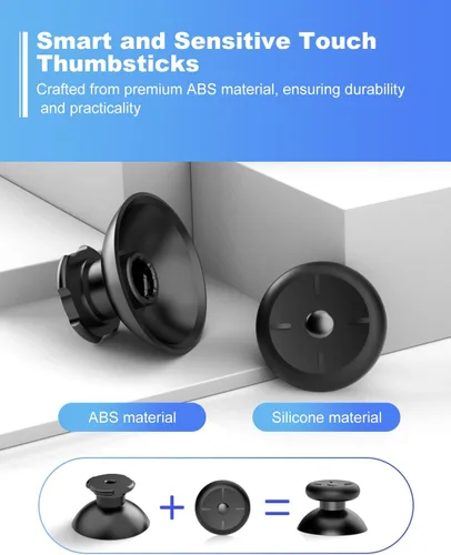 Vista 4 de 13-in-1 Replacement Kit for Oculus Quest 2 ControllerMeta Quest 3 Controllers Joysticks, Thumbstick, Screwdriver, Tweezer, and Pry Tool for Oculus