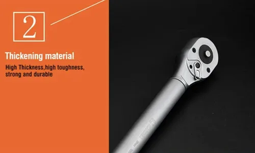 Vista 6 de Edward Tools Harden Pro - Llave de casquillo – Llave de trinquete reversible de acero CRV de 72 dientes con mango de goma Ergo Grip – Interruptor