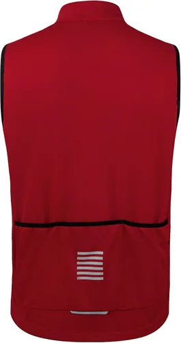 Vista 2 de RISESBIK Chaleco de ciclismo térmico de forro polar para hombre, resistente al viento, impermeable, ropa de abrigo para ciclismo, chaleco