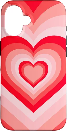 Vista 32 de Love Heart Coffee Latte Red Cute Valentines Day Phone Case for iPhone 17