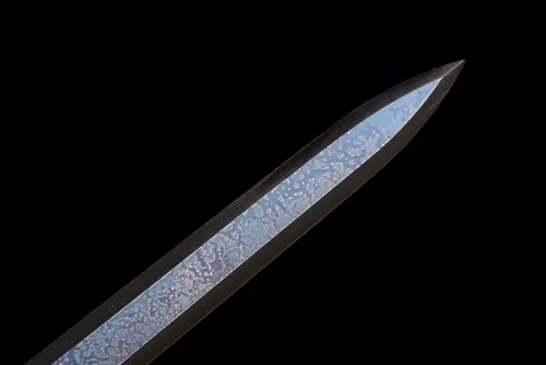 Vista 5 de LOONGSWORD Chino Han Jian, acero de alto manganeso, hoja azul grabada