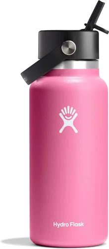 Vista 17 de Hydro Flask de boca ancha con tapa Flex de pajita de 24 onzas Agave