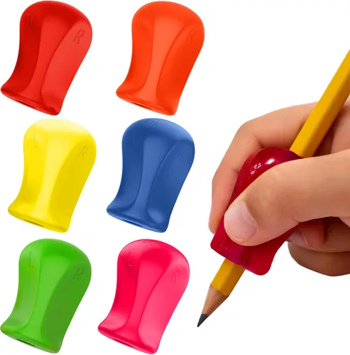 Vista 12 de The Pencil Grip Agarres de Lápiz con Purpurina 6 Piezas, Agarres de Lápiz para Escritura de Niños, Agarre Ergonómico de Bolígrafo para Diestros
