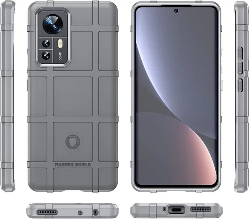 Vista 2 de Funda delgada para Xiaomi 12 Pro, resistente funda protectora con grado militar a prueba de golpes, probada contra caídas y cubierta protectora