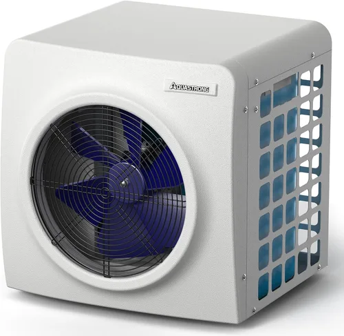 Vista 15 de AQUASTRONG Bomba de calor para piscina, calentador eléctrico para piscina sobre el suelo y en el suelo, calefacción y refrigeración para piscinas
