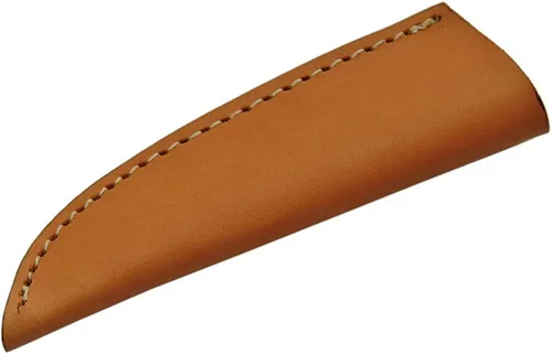 Vista 4 de Rite Edge SZCO - Cuchillo skinner de 7 pulgadas, cuchillo de caza con mango de hueso, hoja de acero de damasco y funda, cuchillo de bolsillo