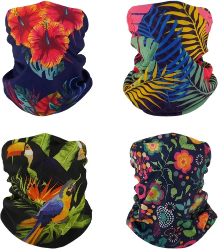 Vista 22 de 4 bandanas multiusos para mujeres y hombres