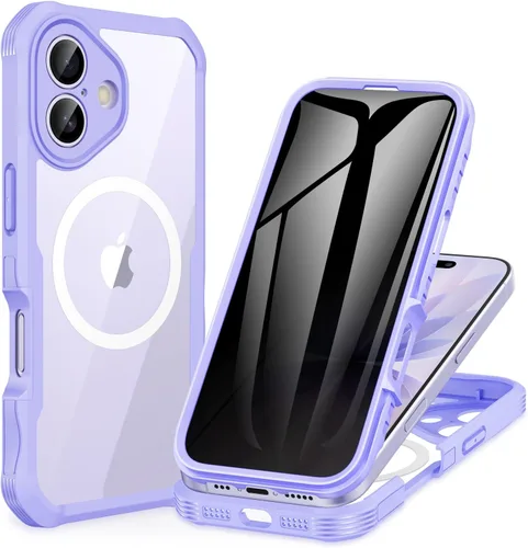 Vista 108 de CENHUFO Funda de privacidad para iPhone 11 Pro, funda de cuerpo completo con protector de pantalla de privacidad de vidrio templado 9H integrado