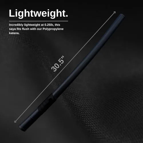 Vista 5 de E-BOGU Equipo de espada de entrenamiento de polipropileno para artes marciales (39") con vaina negra de Saya