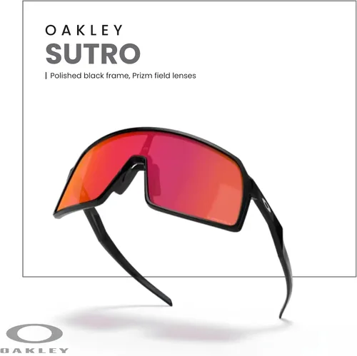 Vista 5 de Oakley Sutro OO9406 / OO9462 - Lentes de sol para hombre, kit de correa de accesorios, bolsa de microfibra