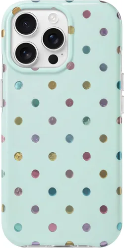 Vista 183 de Hython Funda para iPhone Air, diseño estético de lunares lindos, funda simple de 6.5 pulgadas, delgada, antiarañazos, parachoques de TPU suave, a