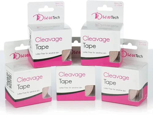 Vista 6 de Cinta de escote Crossdresser - DressTech - Creador de escote instantáneo para Drag Queens, Beige, M