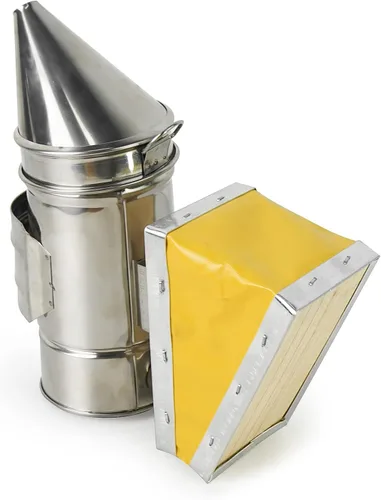Vista 9 de Luwint Kit de ahumador de abejas para niños, mini ahumador de colmena de abeja de 7 pulgadas con guantes de apicultura XS para niños y niñas de 4 a