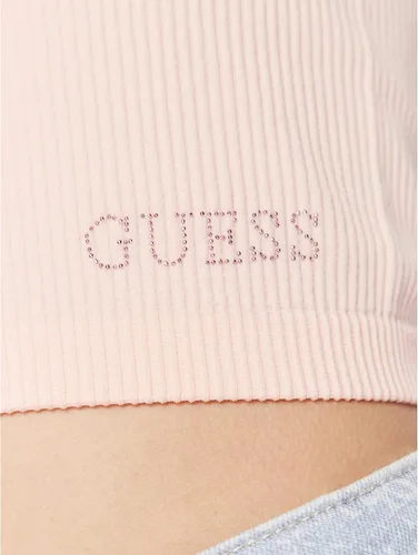 Vista 4 de GUESS Top sin mangas Tori con encaje sin costuras para mujer