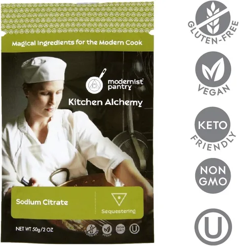 Vista 2 de Citrato de sodio + hexametafosfato de sodio paquete de valor sin OMG vegano OU Kosher certificado - 100 g/4 oz