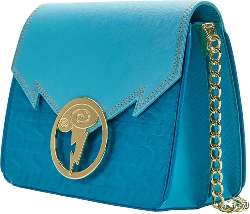 Vista 2 de Loungefly Disney Hercules - Bolso cruzado con medallón del 25 aniversario